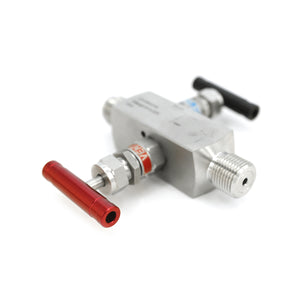 In-Line Two Valve Manifold Male-Male