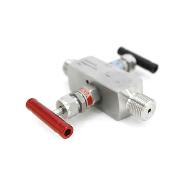 In-Line Two Valve Manifold Male-Male