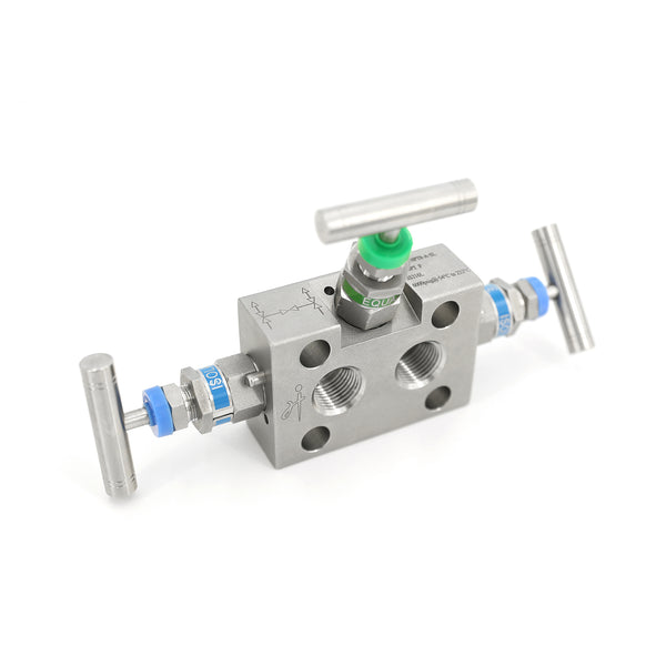 Integral Three Valve Manifold