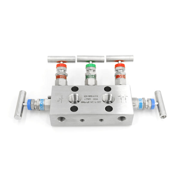 Integral Five Valve Manifold