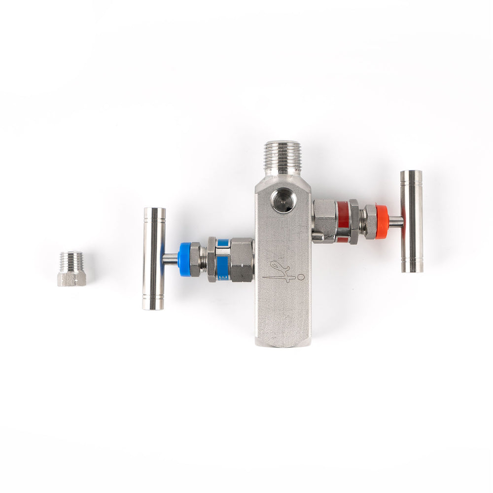 In-Line Two Valve Manifold Female-Male