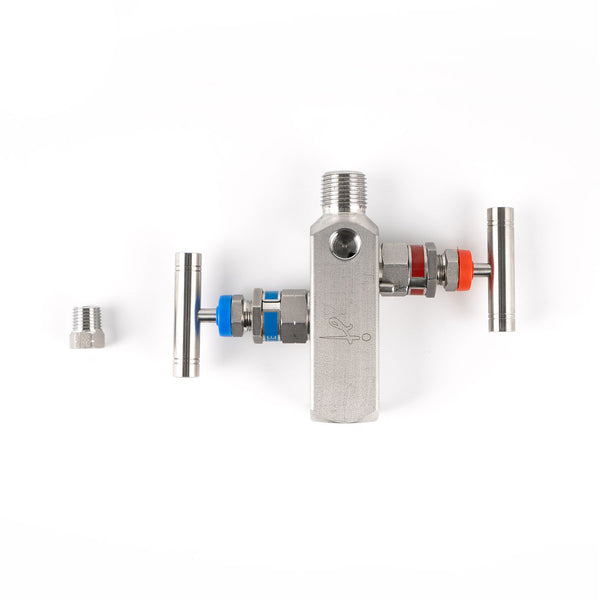 In-Line Two Valve Manifold Female-Male