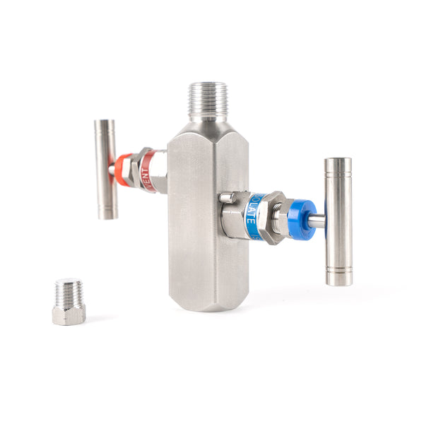 In-Line Two Valve Manifold Female-Male