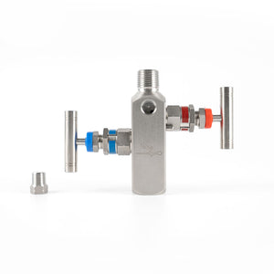In-Line Two Valve Manifold Female-Male