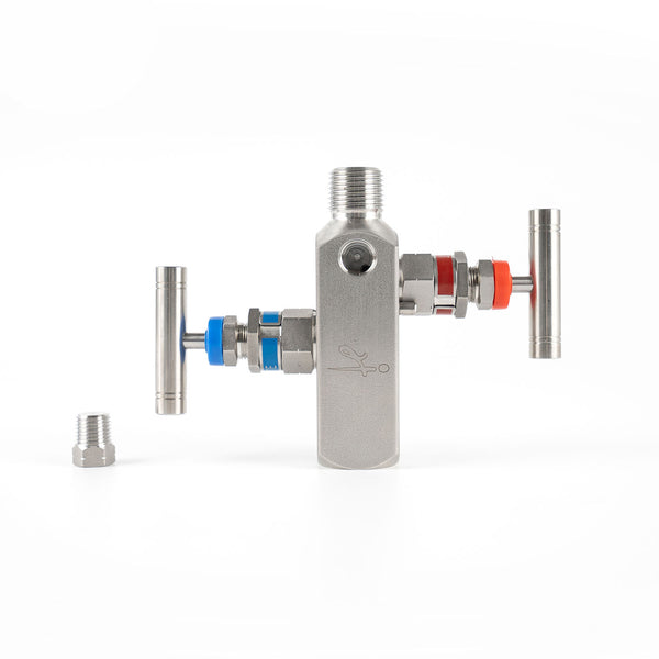 In-Line Two Valve Manifold Female-Male