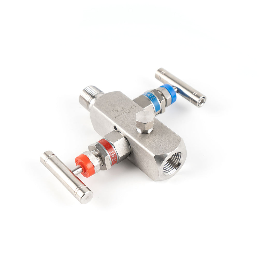 In-Line Two Valve Manifold Male-Female