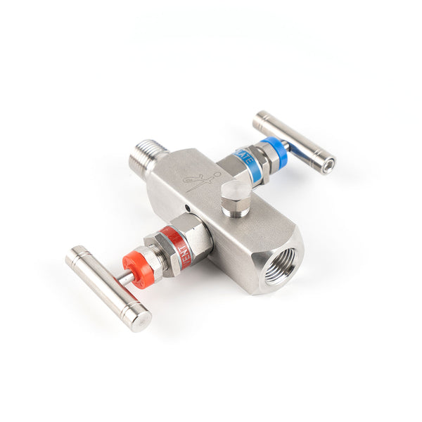 In-Line Two Valve Manifold Male-Female