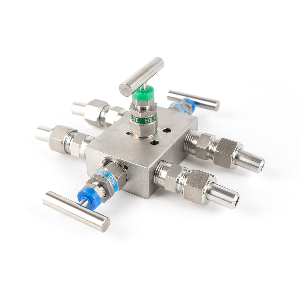 Three Valve Manifold for Diff. Pressure Gague