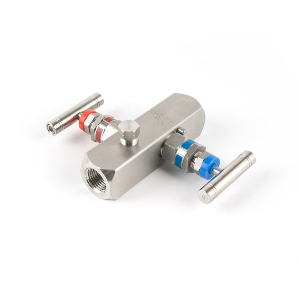 In-Line Two Valve Manifold Female-Female