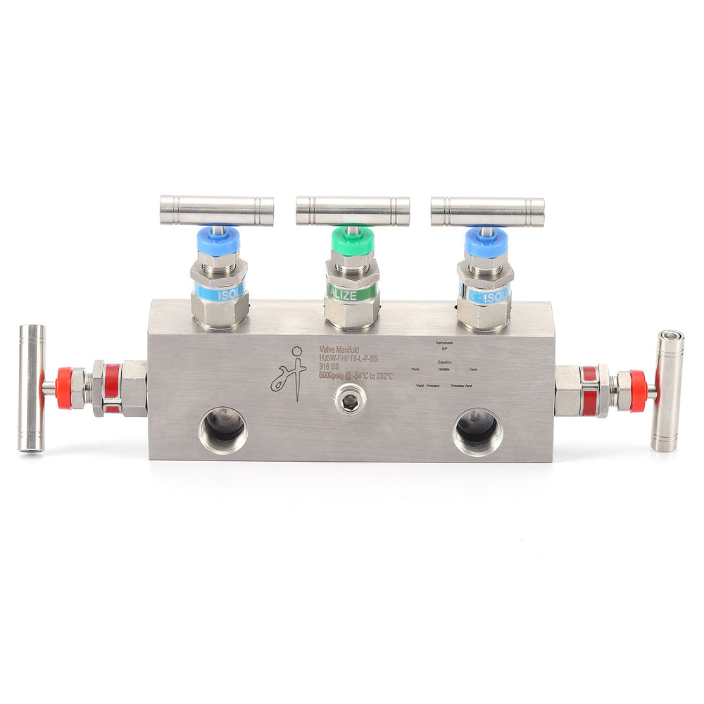 Integral Five Valve Manifold for Diff. Pressure Gauge