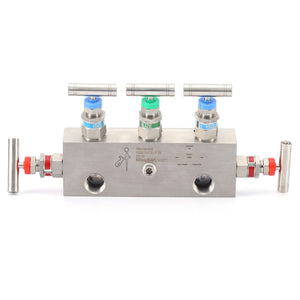Integral Five Valve Manifold for Diff. Pressure Gauge