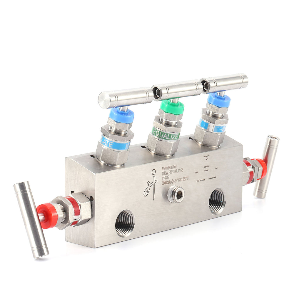 Integral Five Valve Manifold for Diff. Pressure Gauge