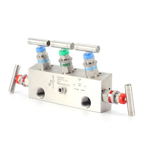 Integral Five Valve Manifold for Diff. Pressure Gauge