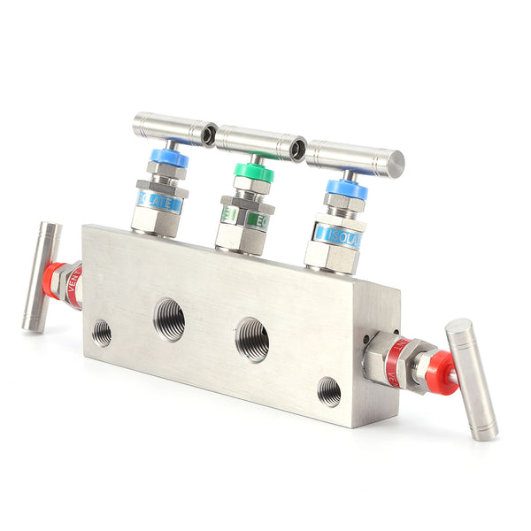 Integral Five Valve Manifold for Diff. Pressure Gauge
