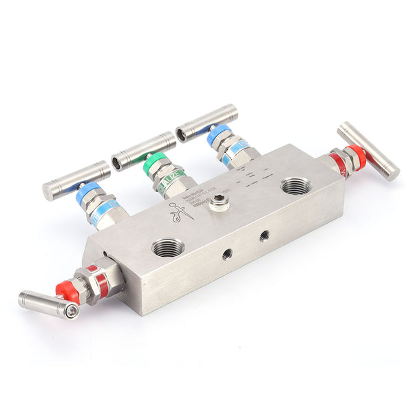 Integral Five Valve Manifold for Diff. Pressure Gauge