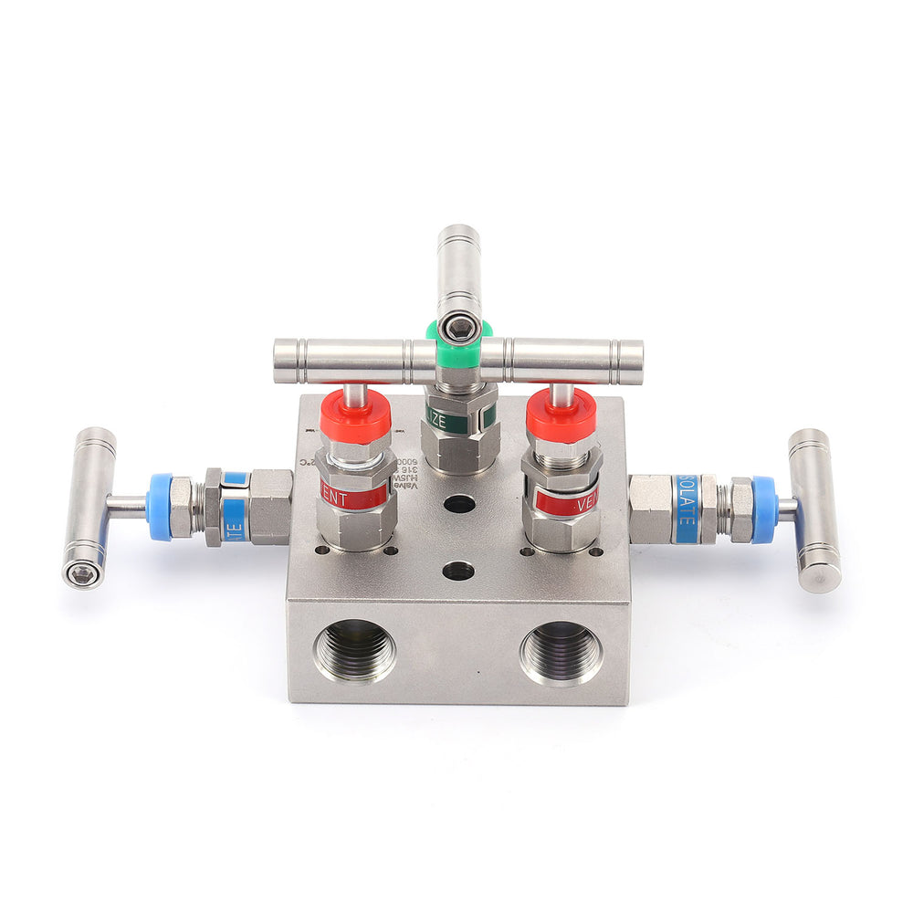 Five Valve Manifold for Diff. Pressure Gauge