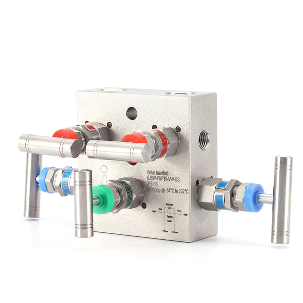 Five Valve Manifold for Diff. Pressure Gauge